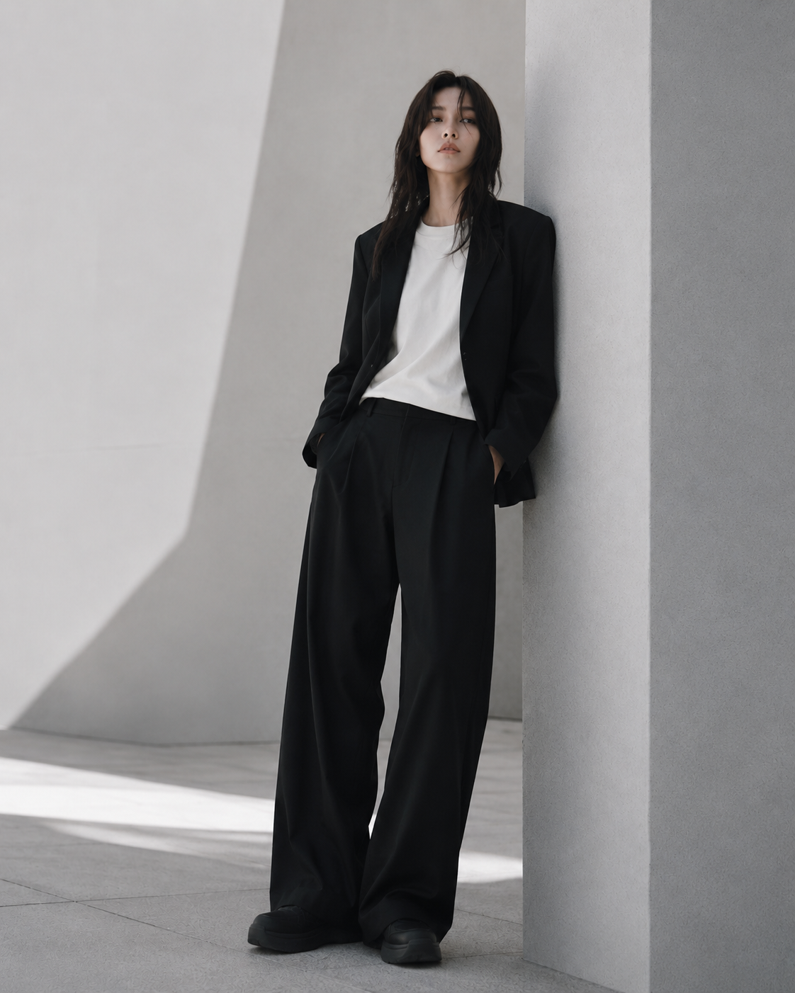 Minimal Monotone — 白・黒・グレーで統一した洗練のモノトーンコーデ